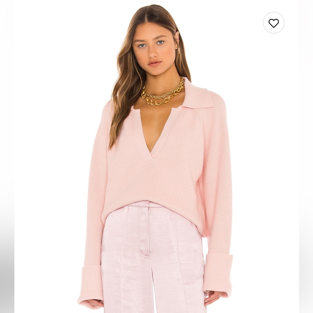 L’Academie Harvey Pullover in Pink